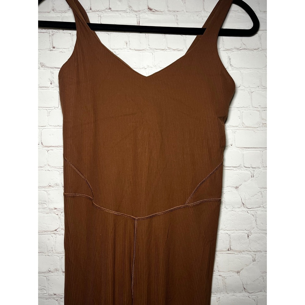Lululemon Align Bodysuit Brown Java Ribbed V Neck… - image 4